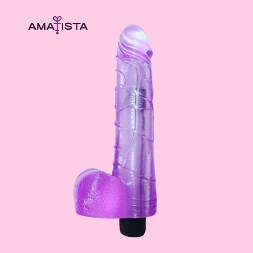 Vibrador SECRET JOY con testículos