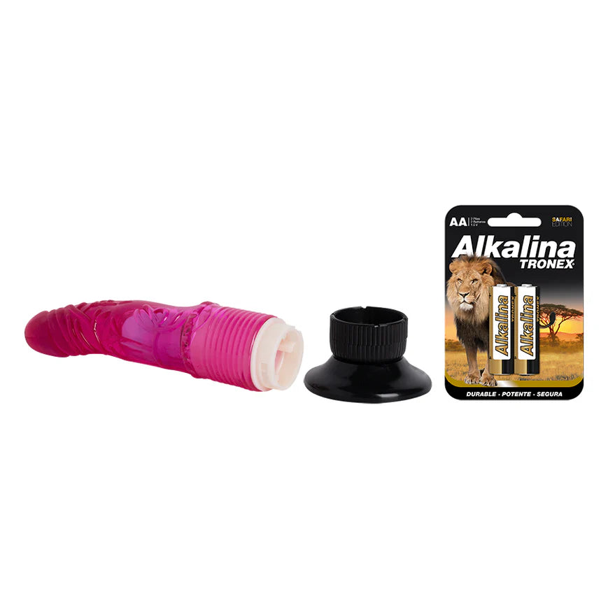 Vibrador STICKING POLE con base chupa